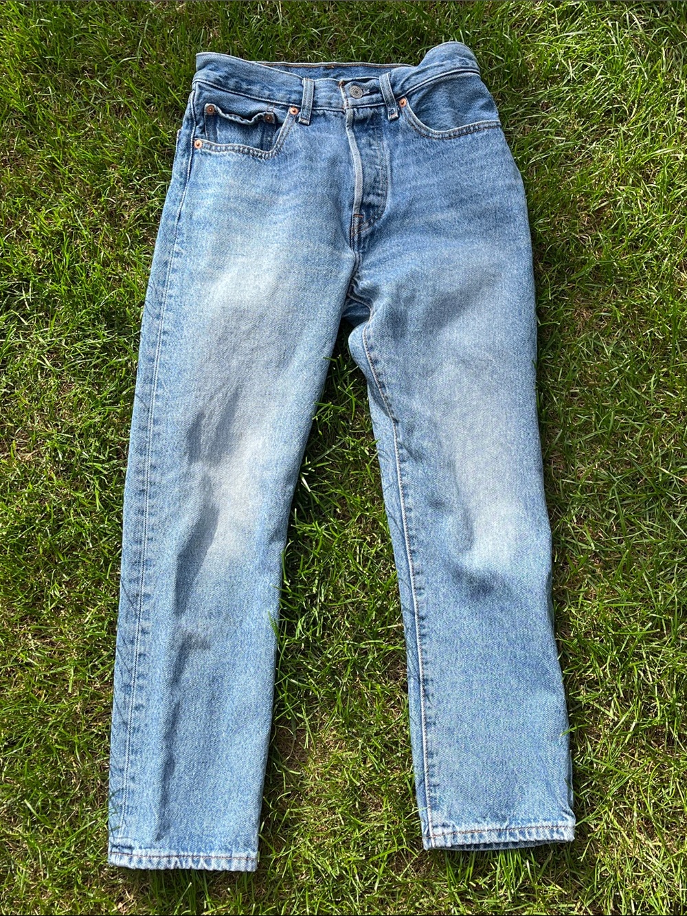 Levi’s 501 Premium Denim Cropped Jean